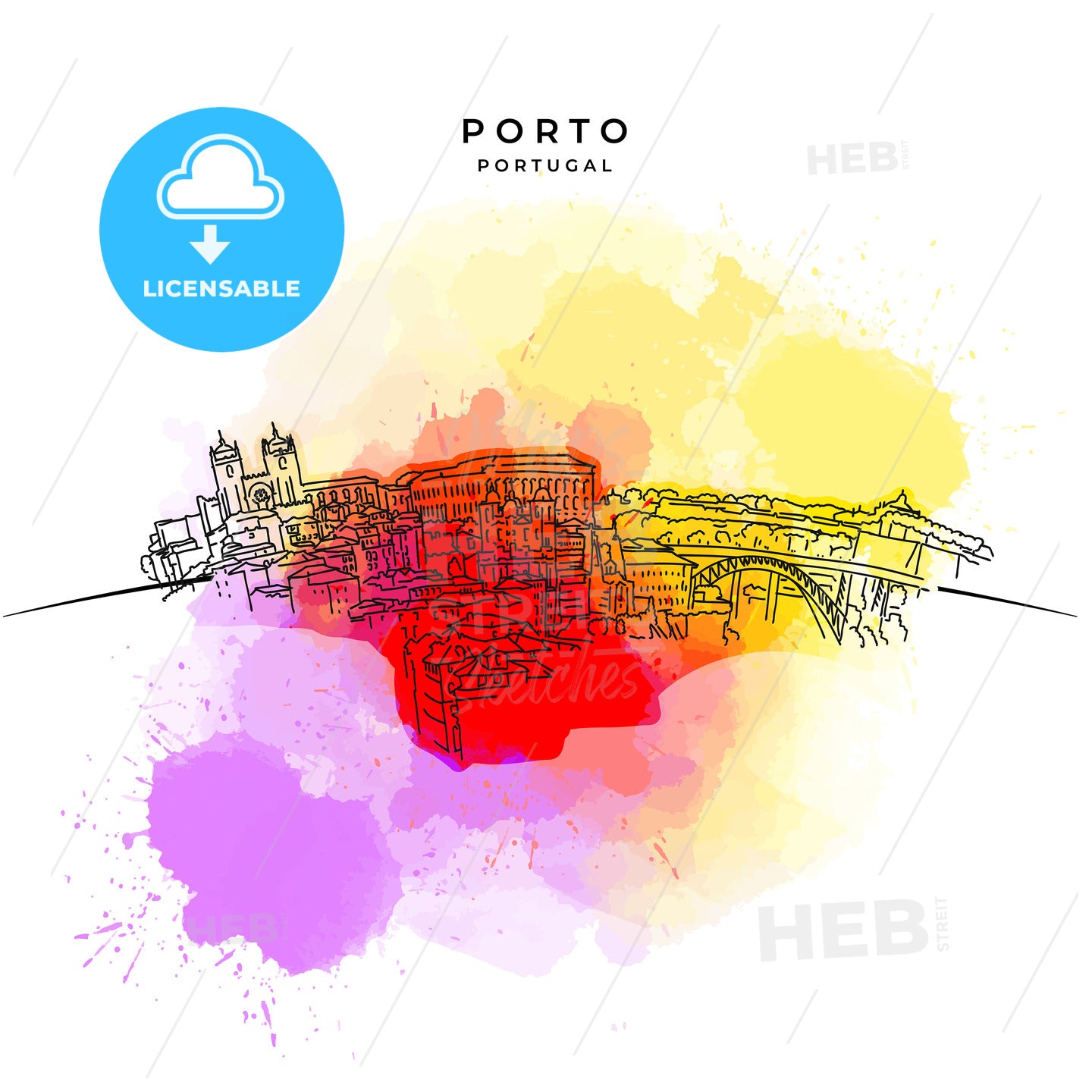 On the roofs of Porto – instant download