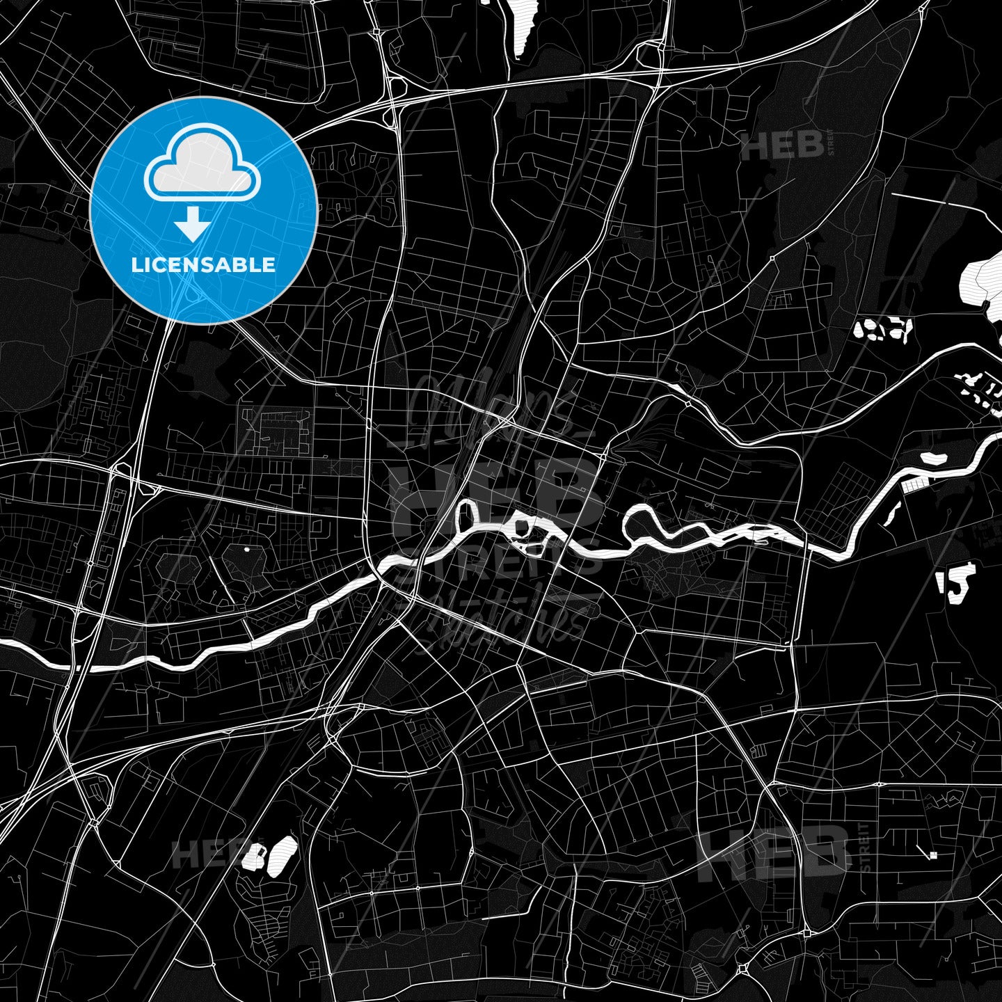 Örebro, Sweden PDF map