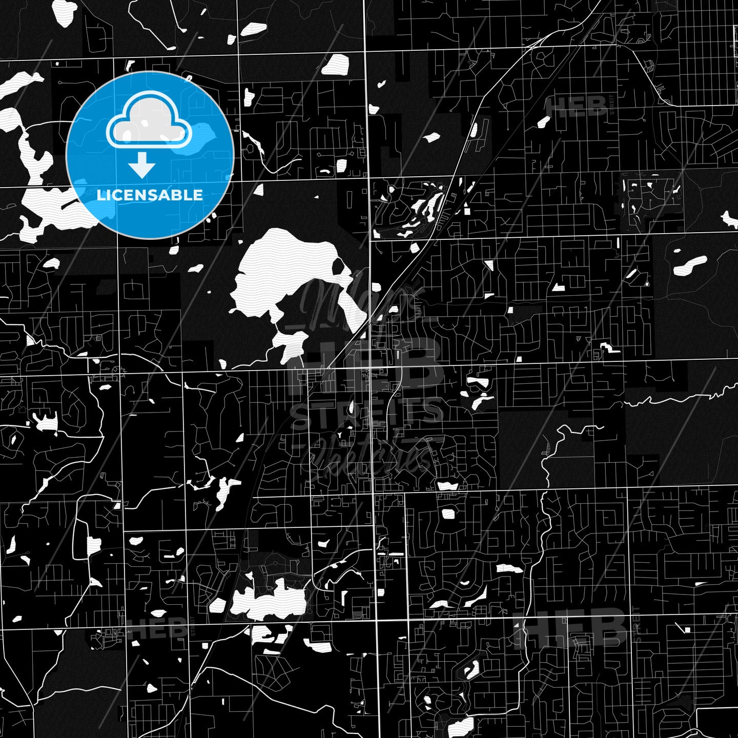 Orland Park, Illinois, United States, PDF map