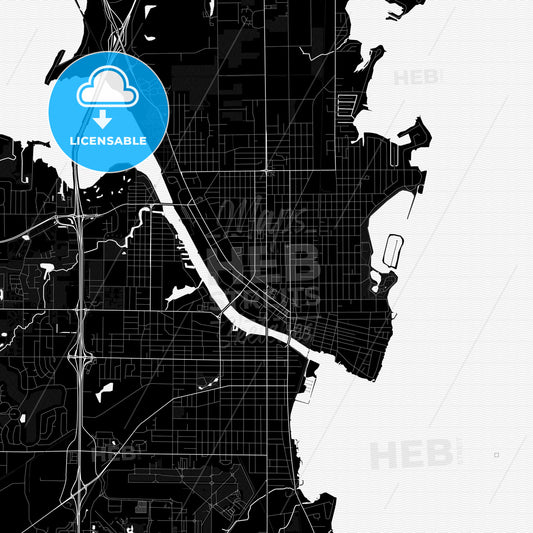 Oshkosh, Wisconsin, United States, PDF map