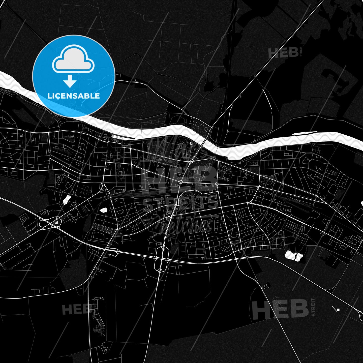 Osijek, Croatia PDF map