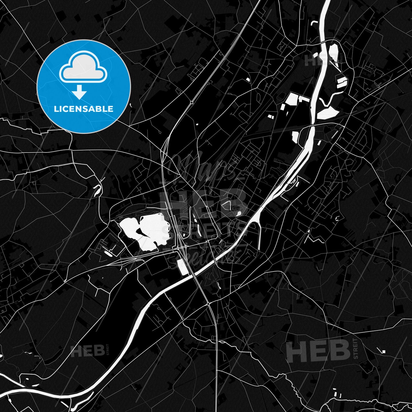 Oudenaarde, Belgium PDF map