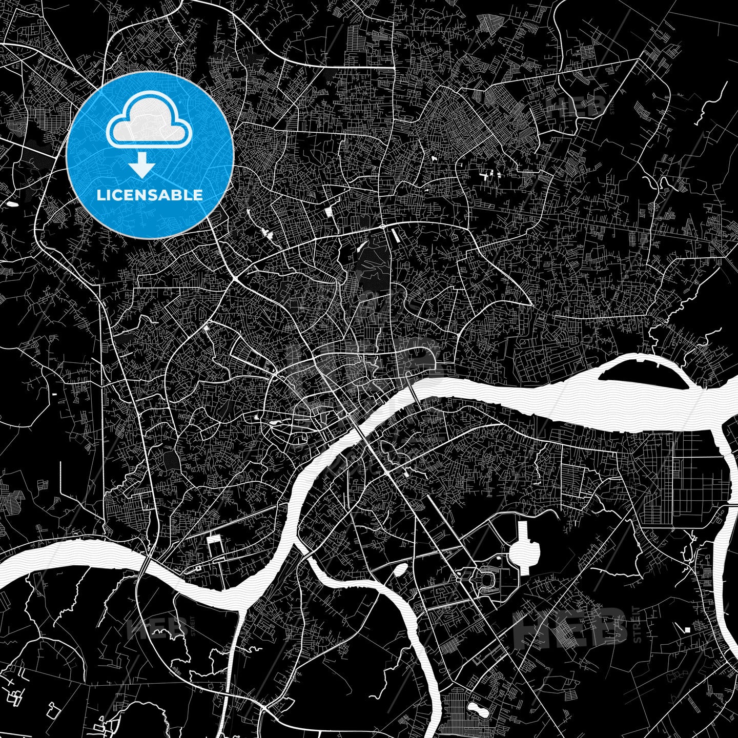 Palembang, Indonesia PDF map