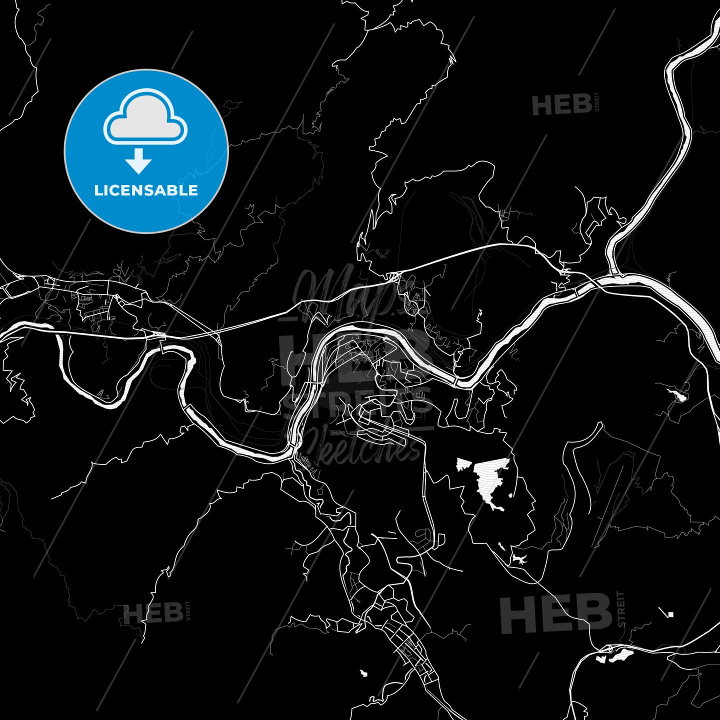 Panzhihua, China PDF map