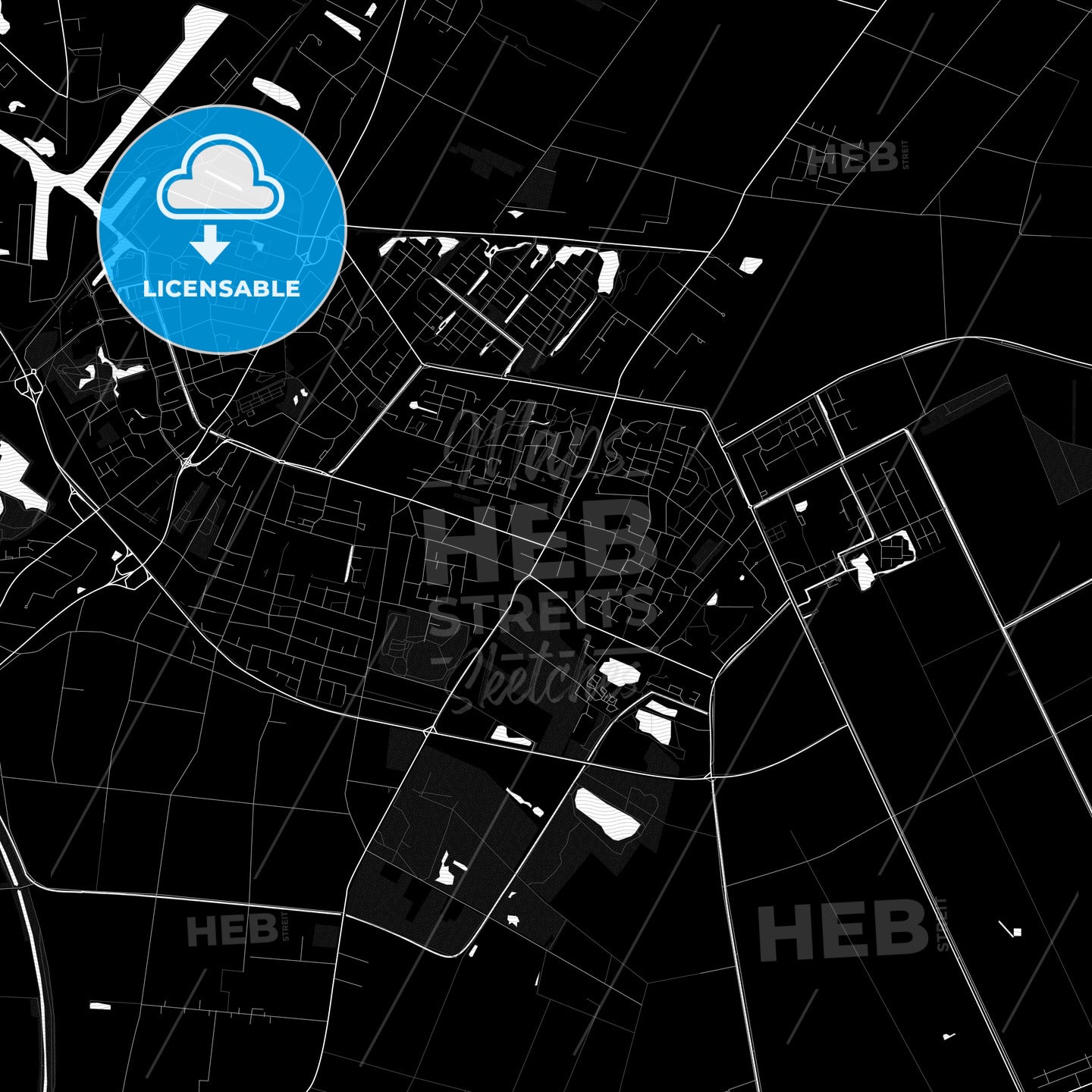 Papenburg, Germany PDF map
