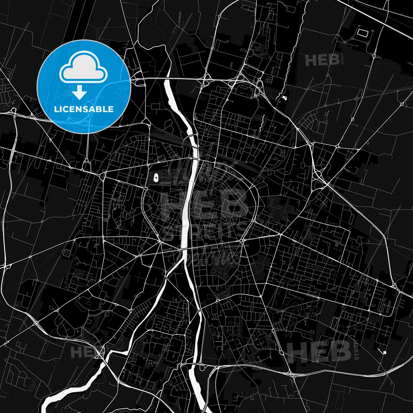 Parma, Italy PDF map