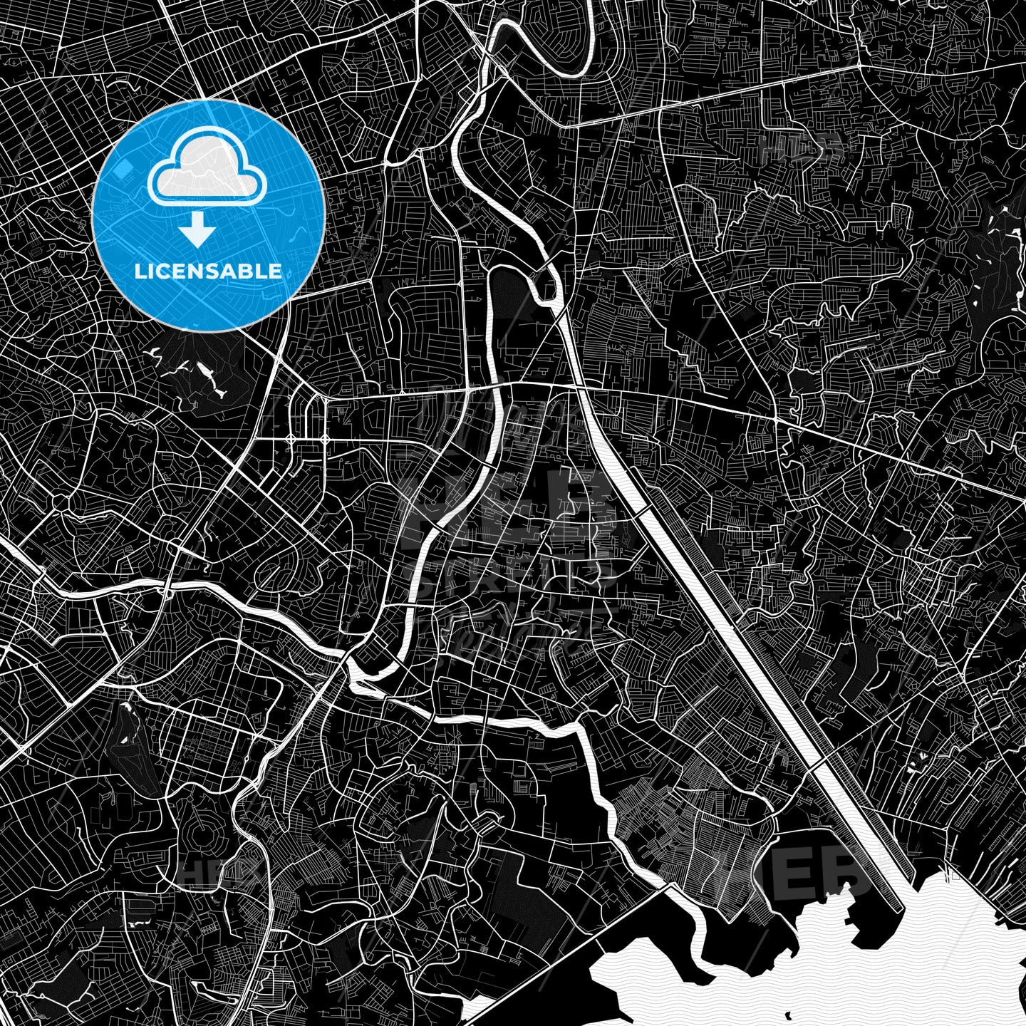 Pasig, Philippines PDF map