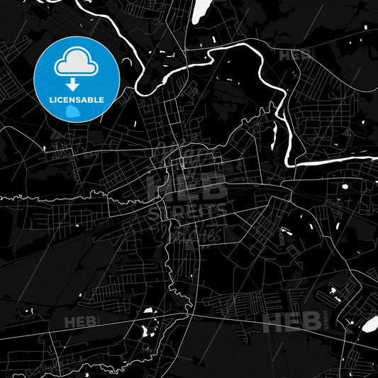 Pavlovsky Posad, Russia PDF map