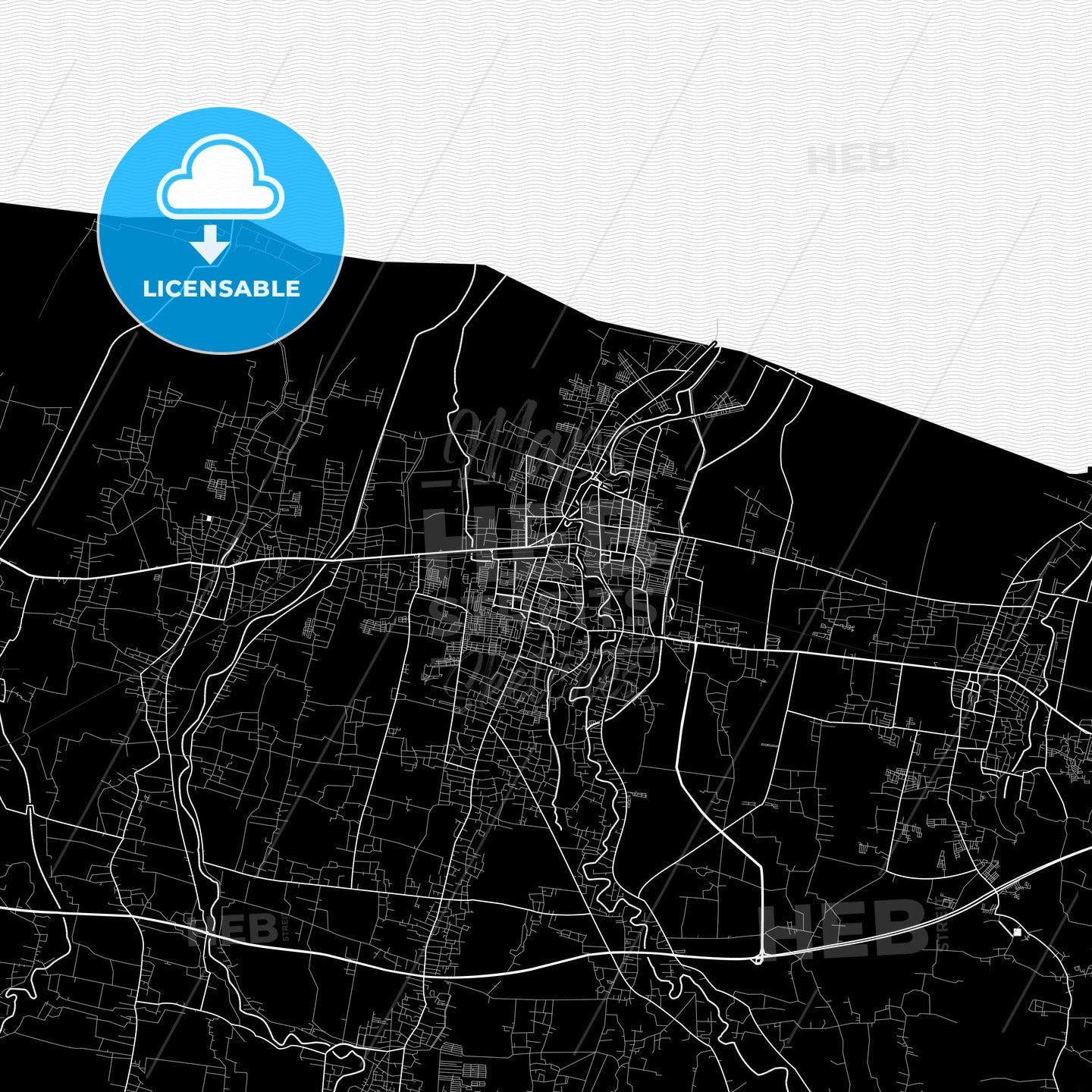 Pekalongan, Indonesia PDF map