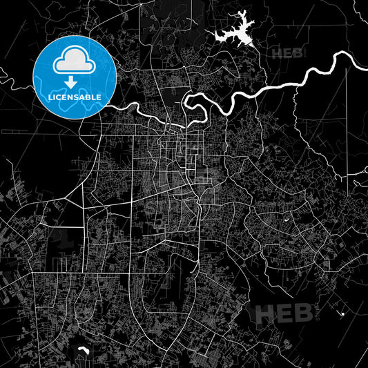 Pekanbaru, Indonesia PDF map