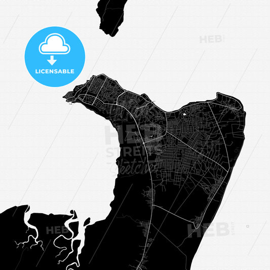 Pemba, Mozambique PDF map