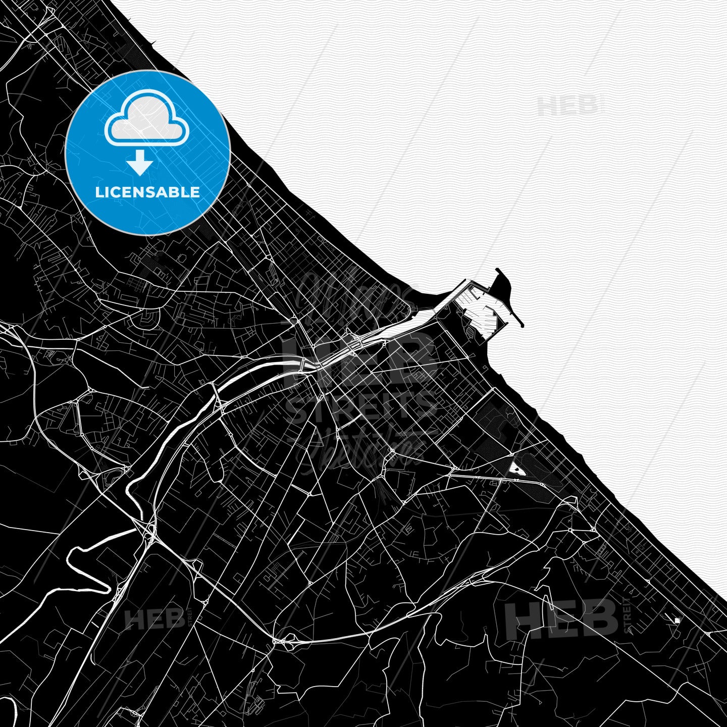 Pescara, Italy PDF map