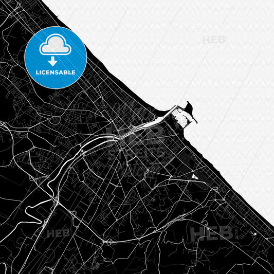 Pescara, Italy PDF map