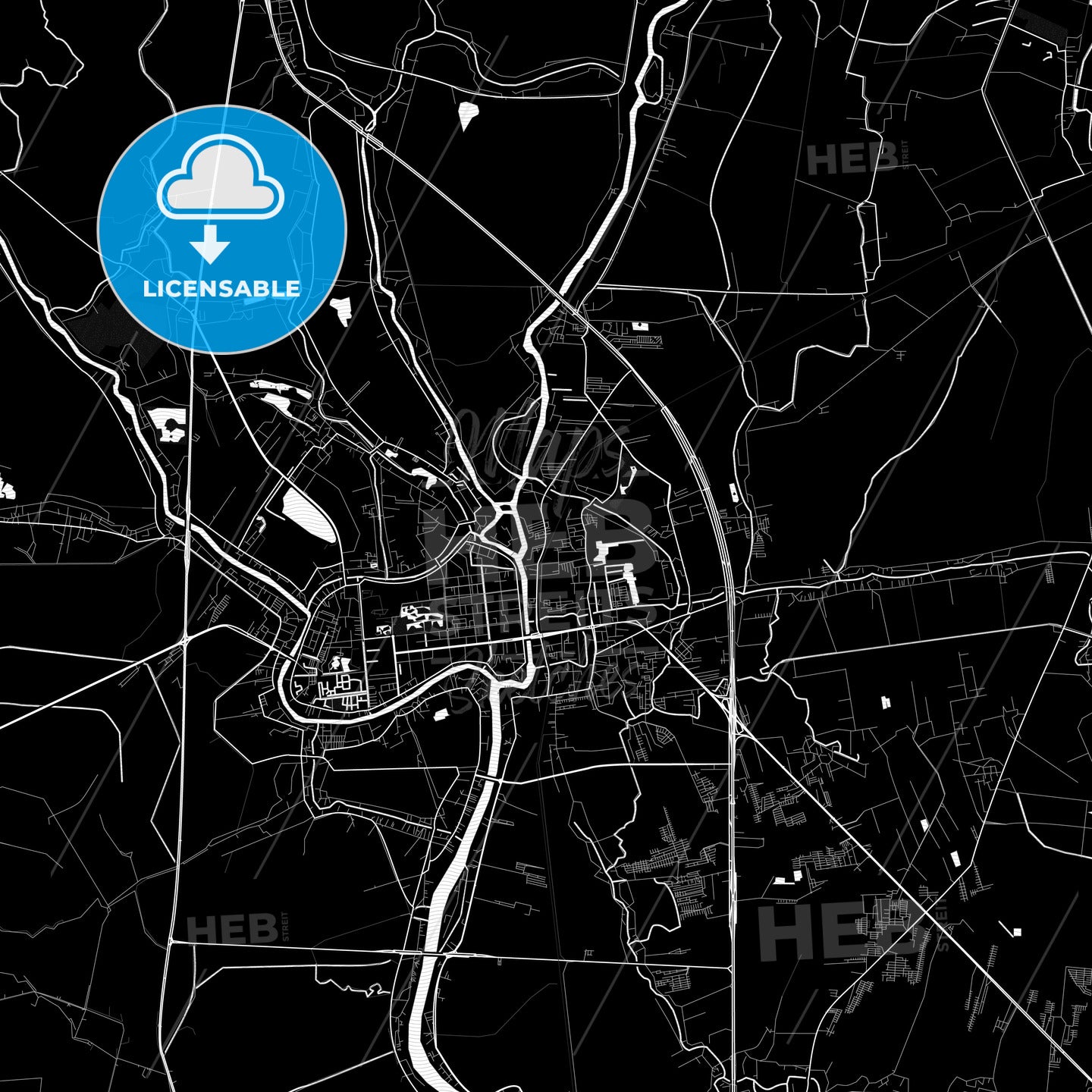 Phra Nakhon Si Ayutthaya, Thailand PDF map