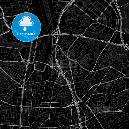 Pinar de Chamartín, Spain PDF map