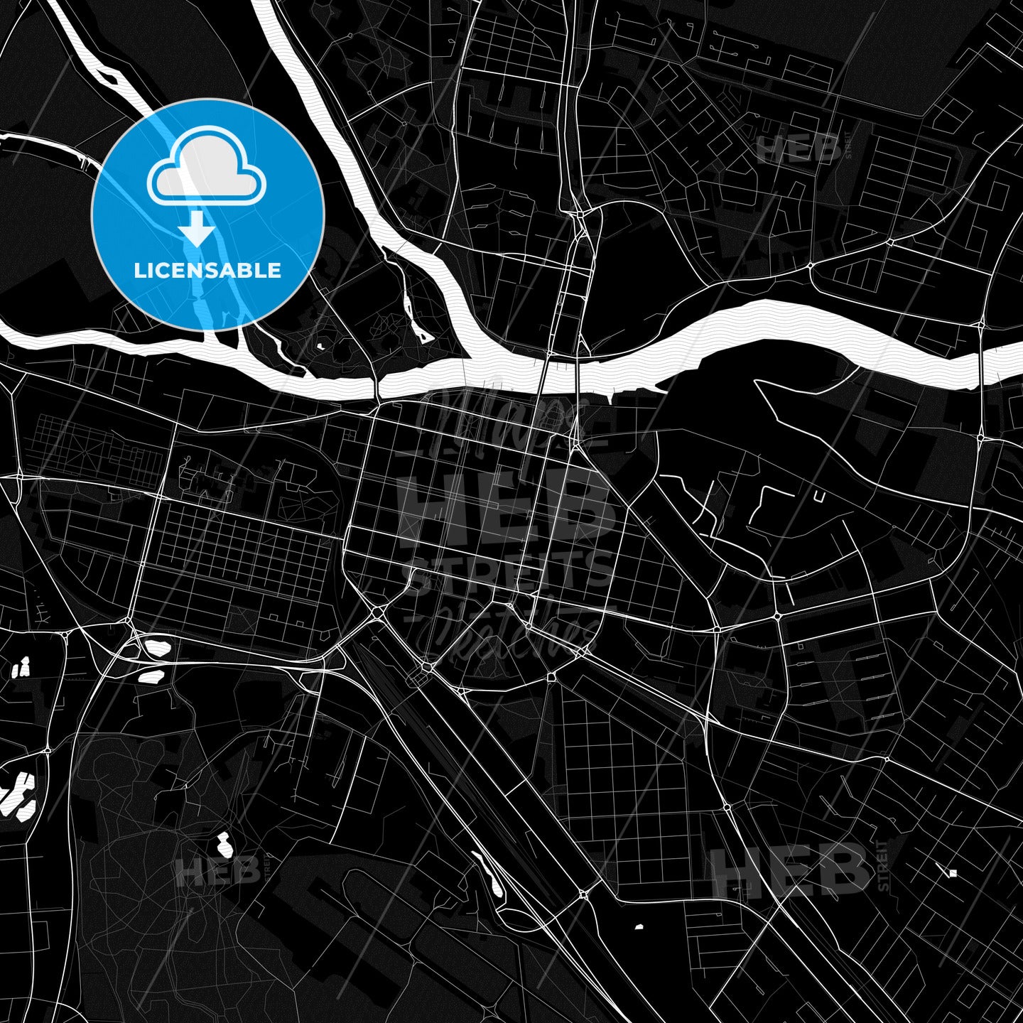 Pori, Finland PDF map