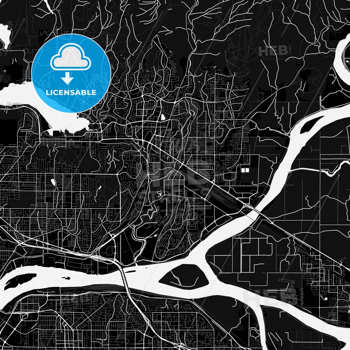 Port Coquitlam, Canada PDF map