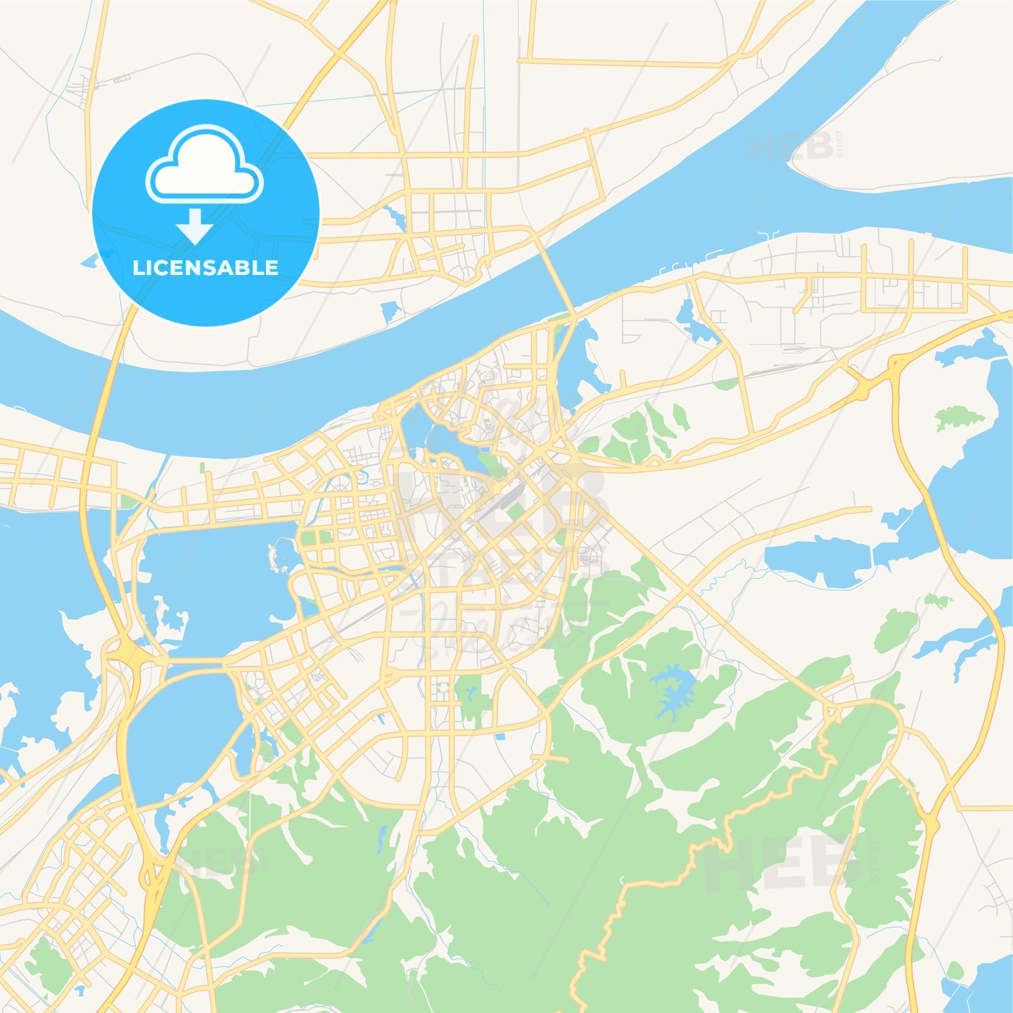 Printable Street Map Of Hangzhou, China, 46% OFF