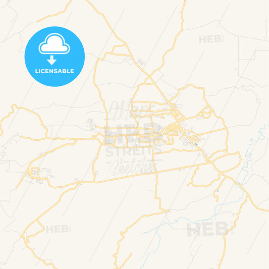 Printable street map of Pagar Alam, Indonesia