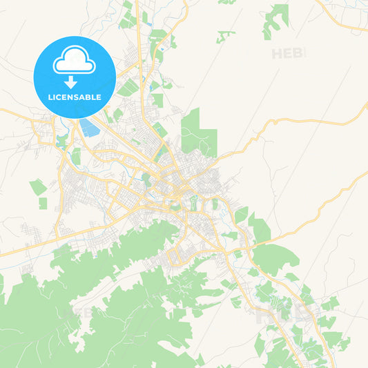 Printable street map of Portoviejo, Ecuador