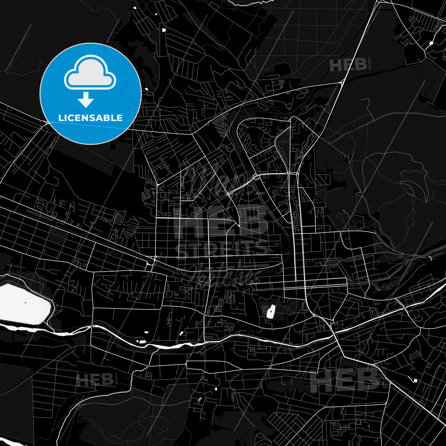 Pyatigorsk, Russia PDF map