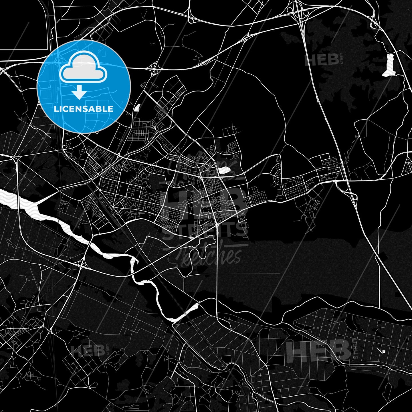 Pyeongtaek, South Korea PDF map