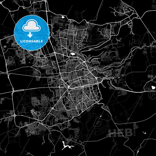 Querétaro, Mexico PDF map