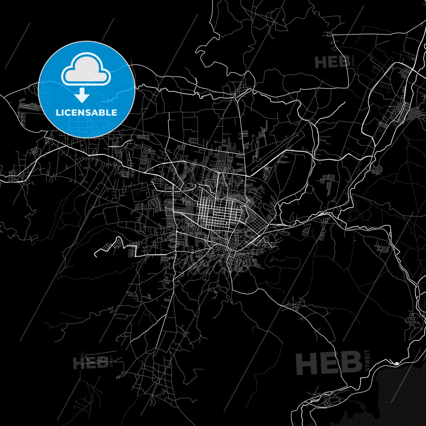 Quetzaltenango, Guatemala PDF map