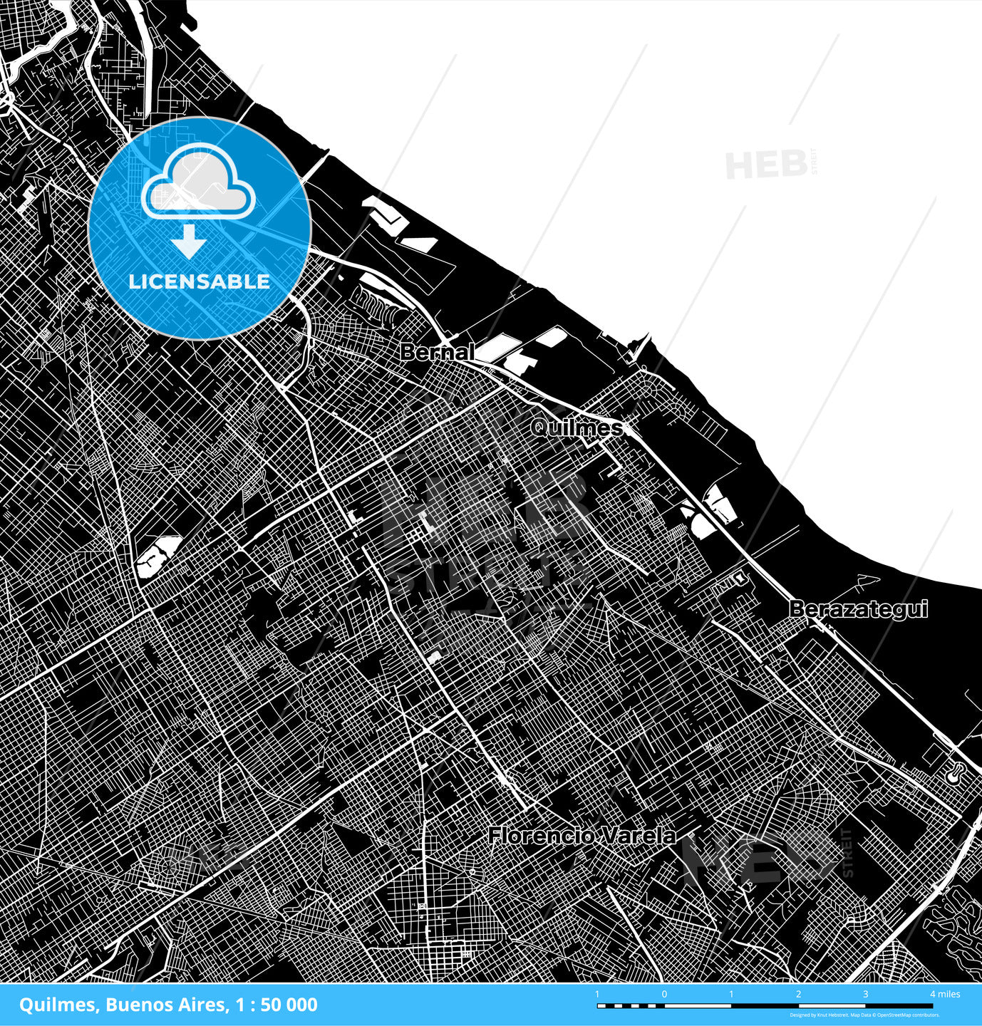 Quilmes, Buenos Aires, Argentina map