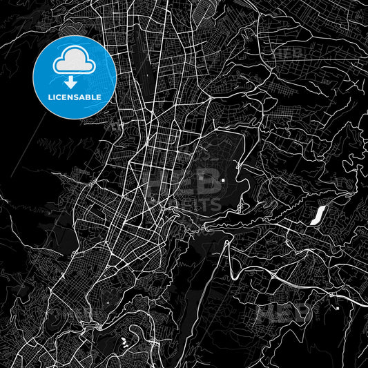Quito, Ecuador PDF map
