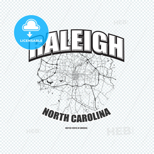 Raleigh, North Carolina, logo artwork – instant download