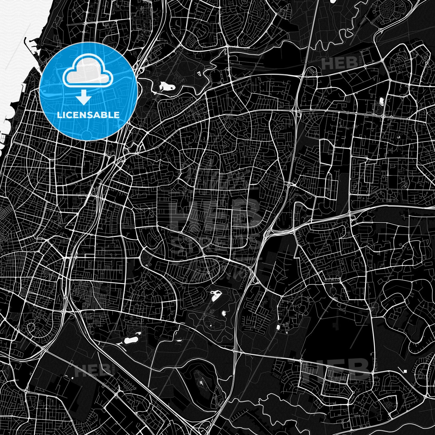 Ramat Gan, Israel PDF map