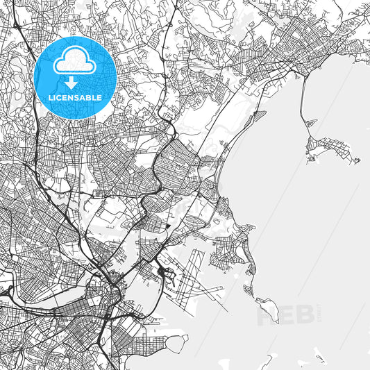 Revere, Massachusetts - Area Map - Light