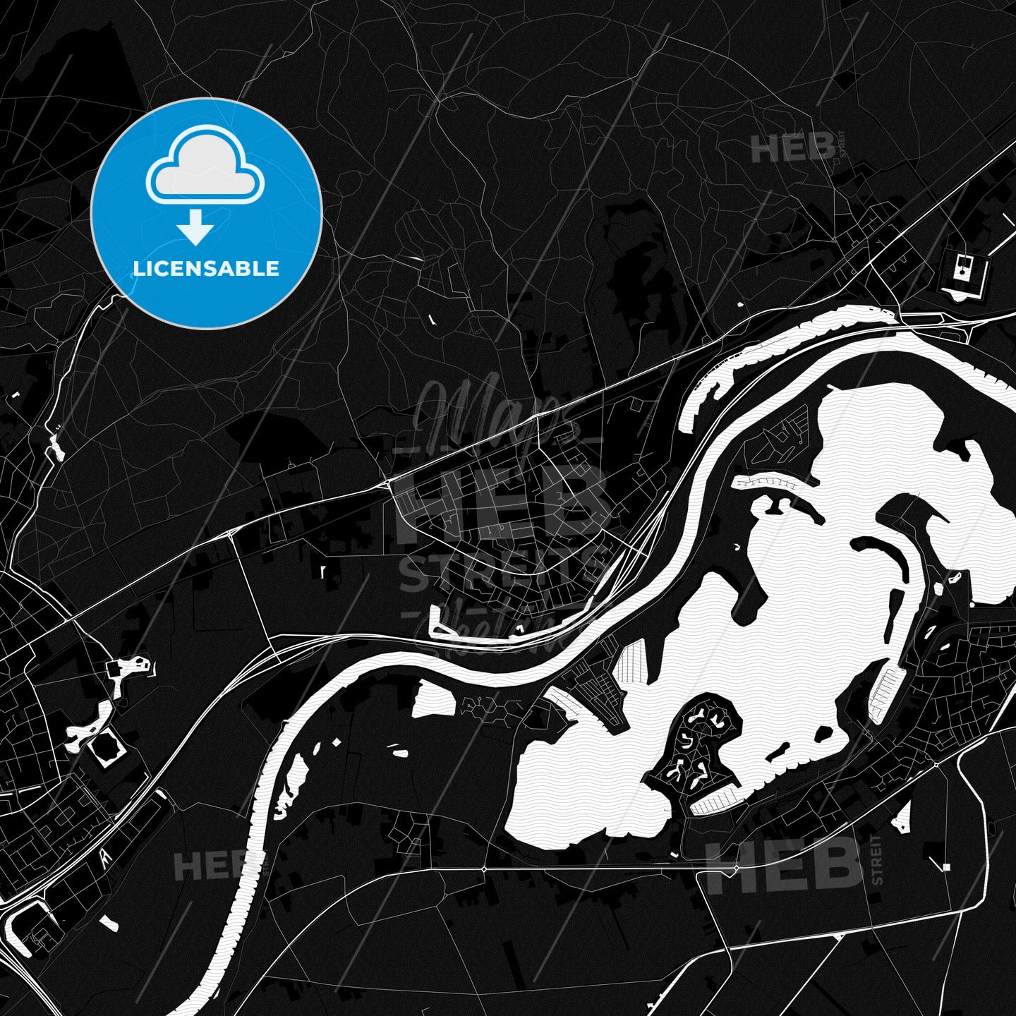 Rheden, Netherlands PDF map