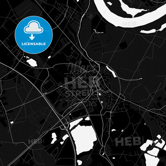 Rheinberg, Germany PDF map