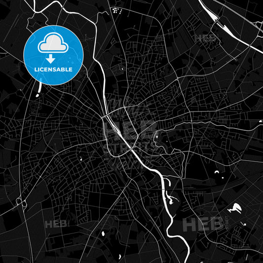 Rheine, Germany PDF map