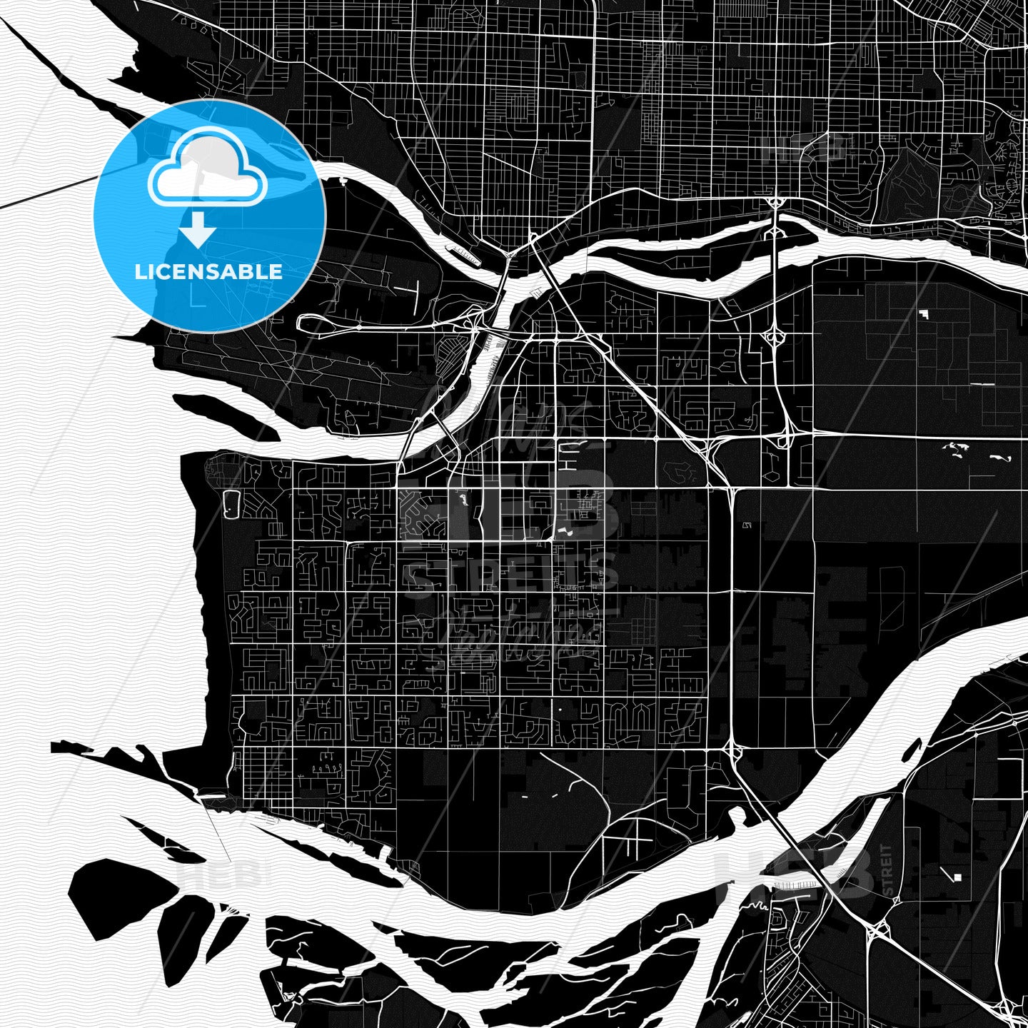 Richmond, Canada PDF map