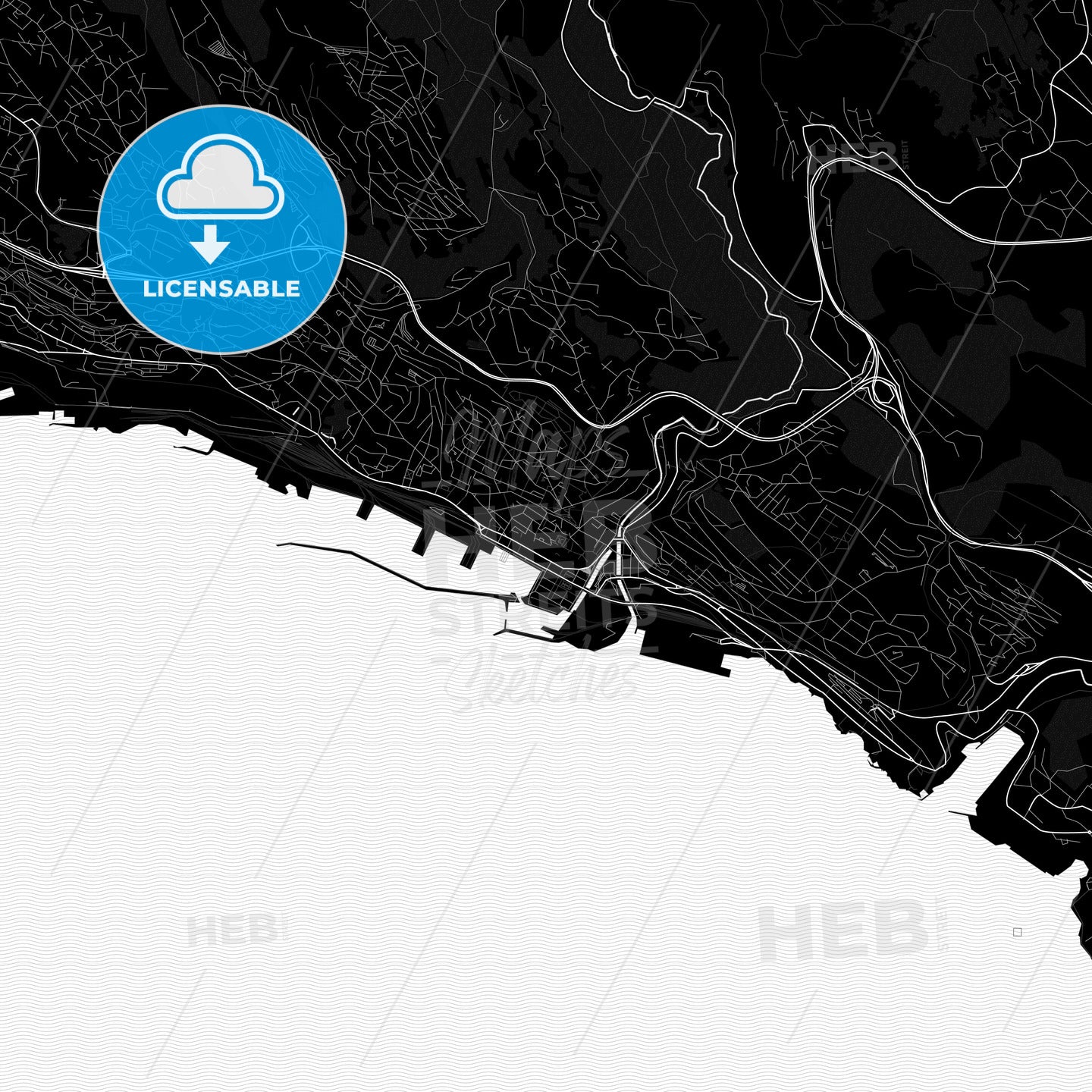 Rijeka, Croatia PDF map