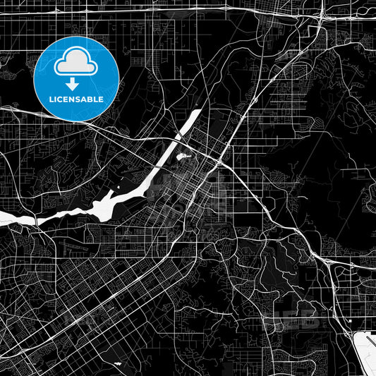 Riverside, California, United States, PDF map