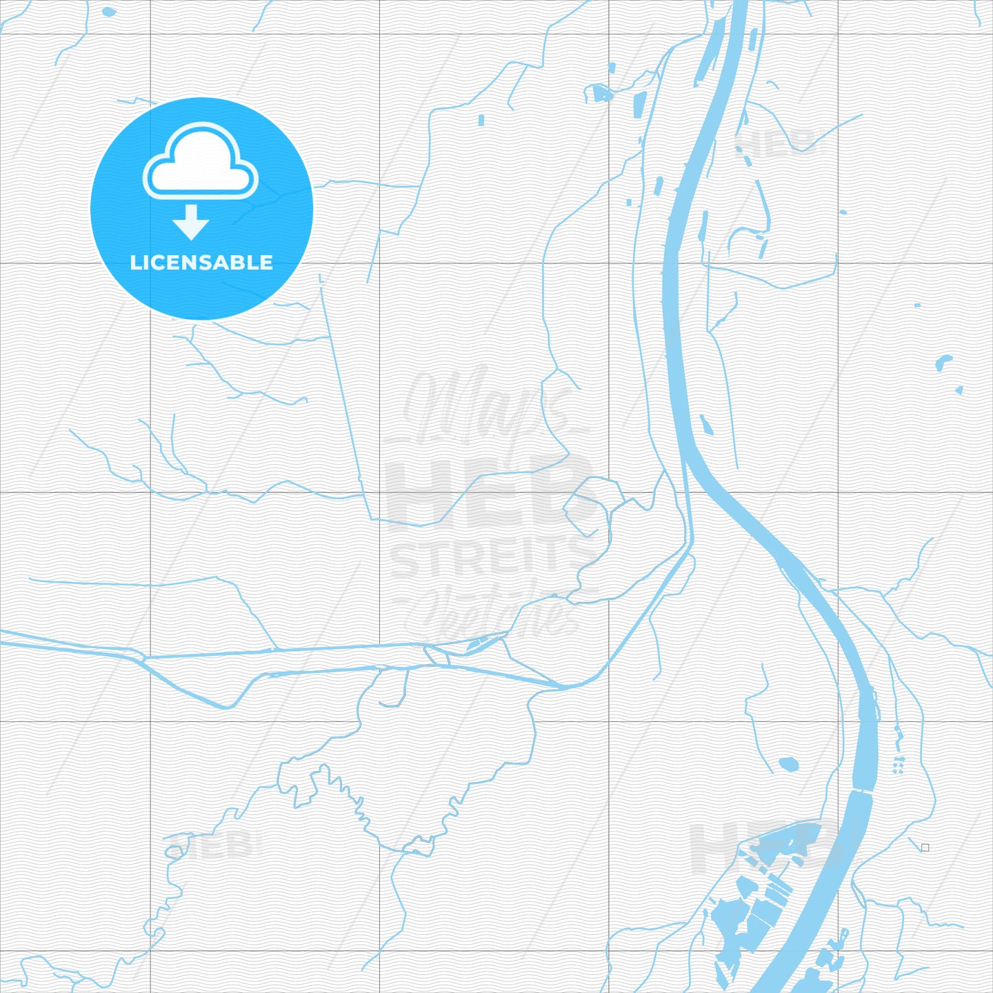 Rosenheim, Germany PDF map