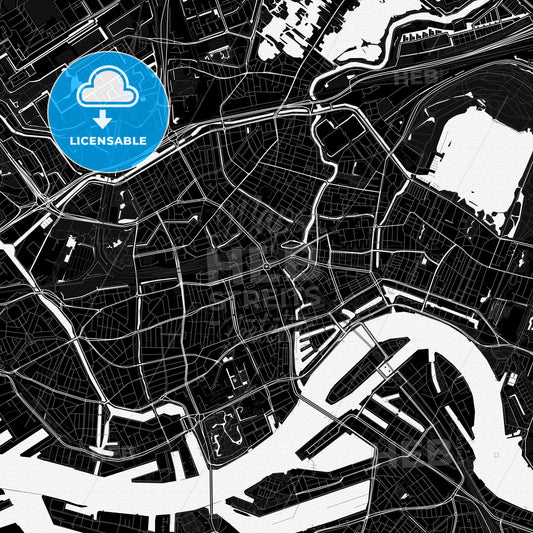 Rotterdam, Netherlands PDF map