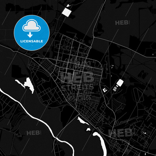 Rubizhne, Ukraine PDF map