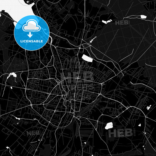 Rybnik, Poland PDF map