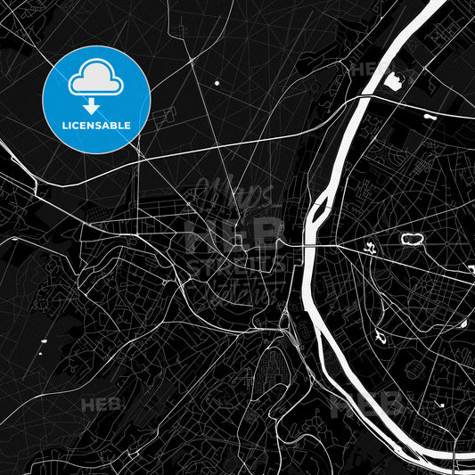 Saint-Germain-en-Laye, France PDF map