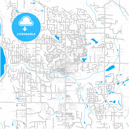 Sammamish, Washington, United States, city map with high quality roads.