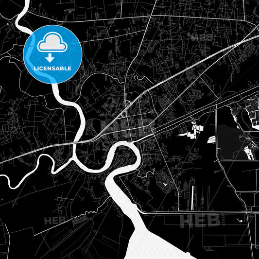 Samut Sakhon, Thailand PDF map