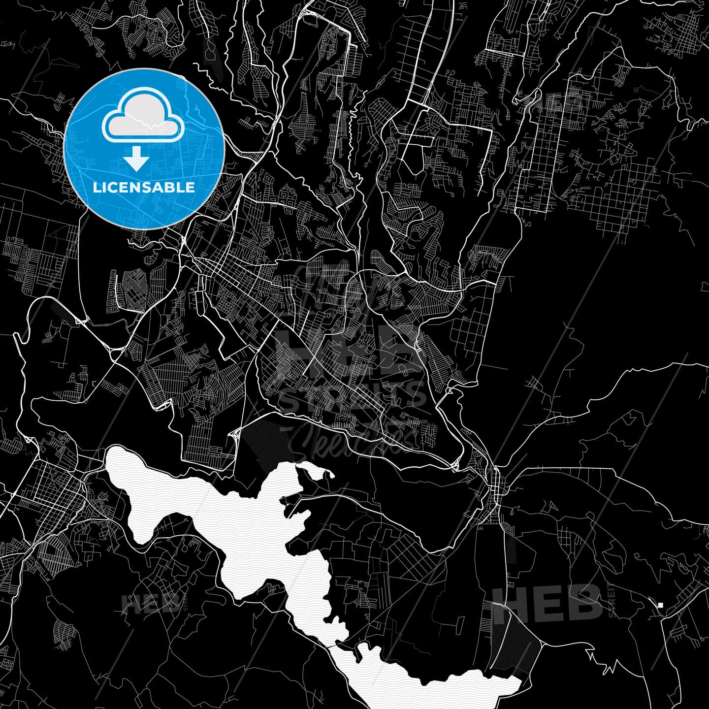 San Miguel Petapa, Guatemala PDF map