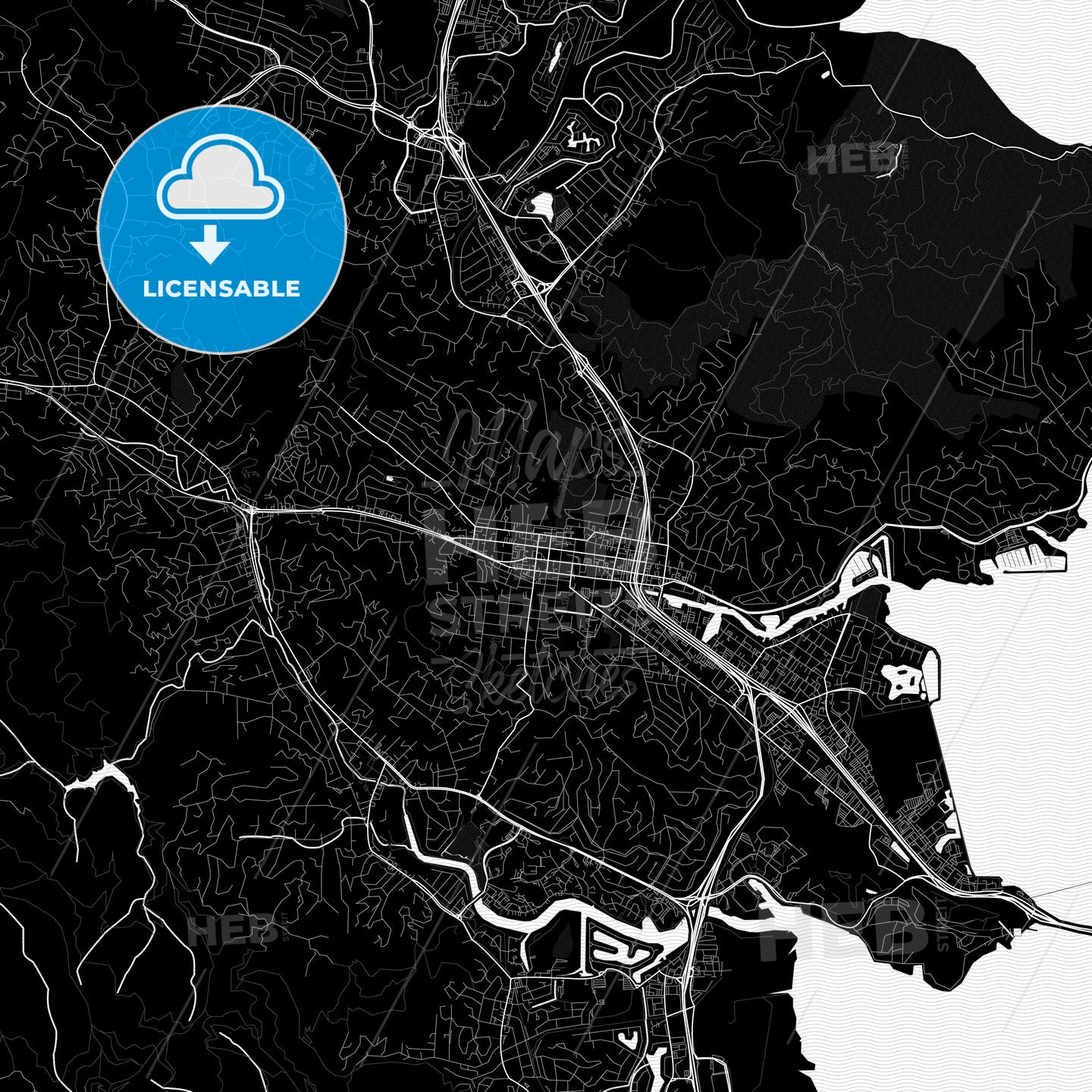 San Rafael, California, United States, PDF map