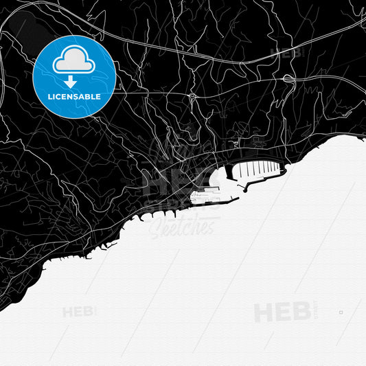 Sanremo, Italy PDF map