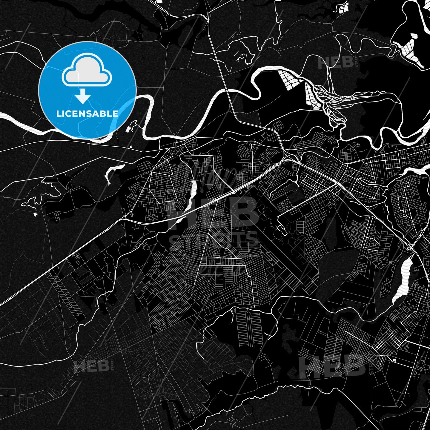 Santa Rita, Brazil PDF map